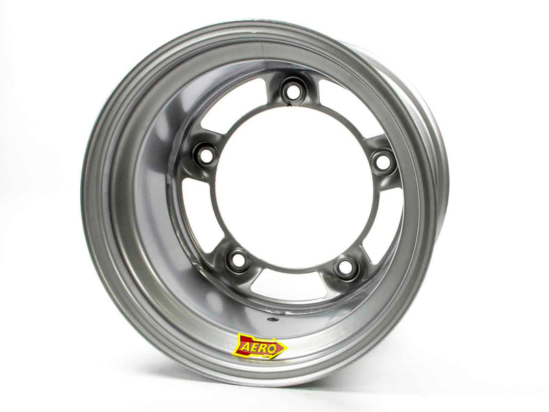 Aero Race Wheels 15x10 4in Wide 5 Silve