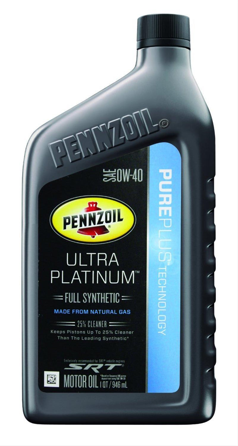 Atp Chemicals & Supplies 0w40 Pennzoil Ultra Platinum Full Syn 1qt.