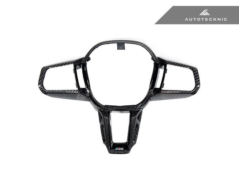 AutoTecknic Carbon Fiber Steering Wheel Trim - G60/ G61 5-Series