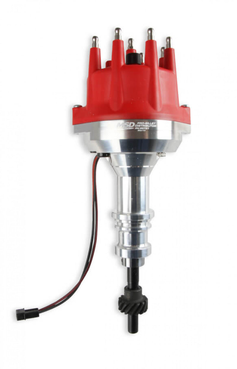 MSD Distributor Ford 289-302, Billet, Small Cap, Steel Gear