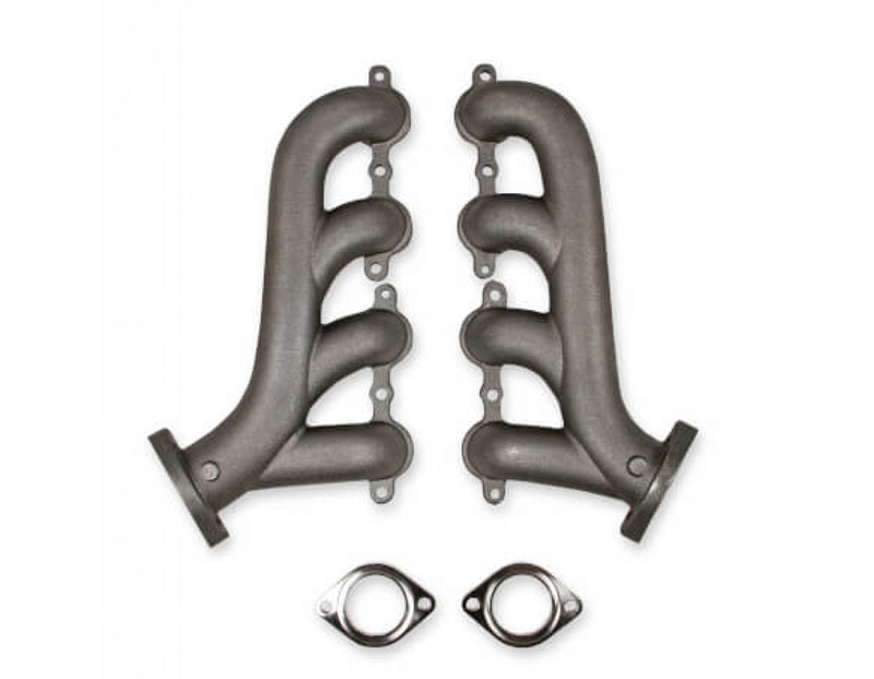 Flowtech Cast LS Exhaust Manifolds, Natural Exhaust Manifold