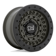 BARRICADE 17X8.5 6X5.5 112 OD-GRN-BLK +0