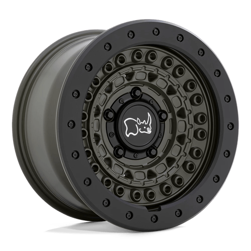 BARRICADE 17X8.5 6X5.5 112 OD-GRN-BLK +0