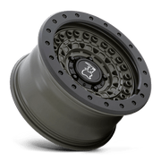BARRICADE 17X8.5 5X5.0 71 OD-GRN-BLK -18