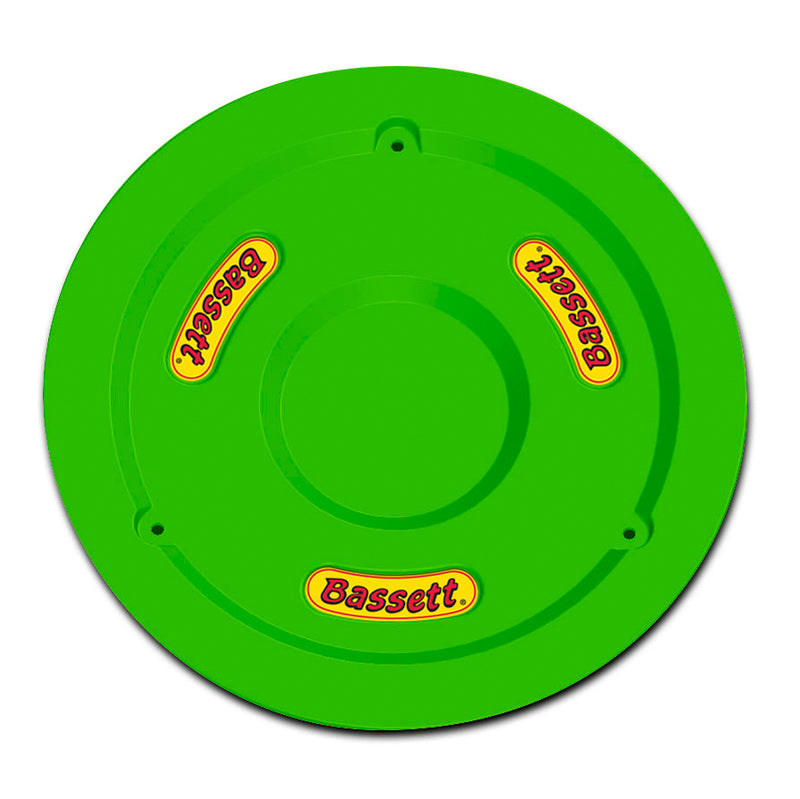 Bassett Wheel Cover 15in Green Fluorescent