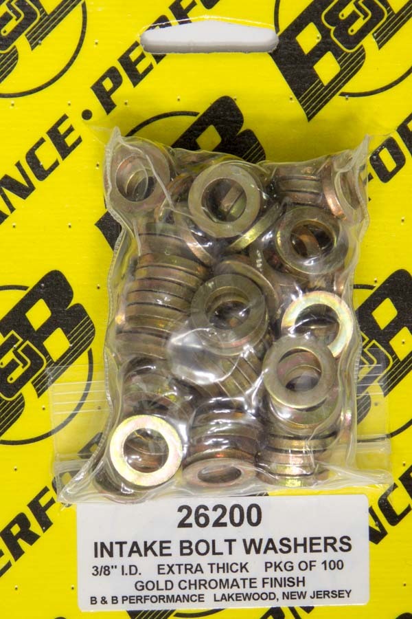 B And B Performance Products H/T Special Washers - 3/8in .625in OD (100)