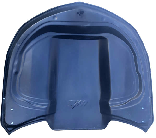 2016-2024 Camaro Max Clearance Full Frame "High Ram" Bolt on Cowl hood, Underside