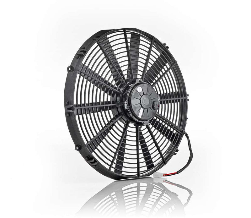 Be-Cool Radiators 16in Electric Fan Puller Black Straight Blade
