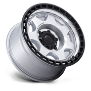 VOYAGER 17X8.5 6X5.5 106 +0 SLV-MCH-BLK