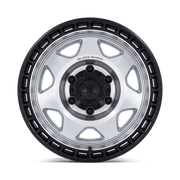 VOYAGER 17X8.5 6X5.5 106 -10 SLV-MC-BLK