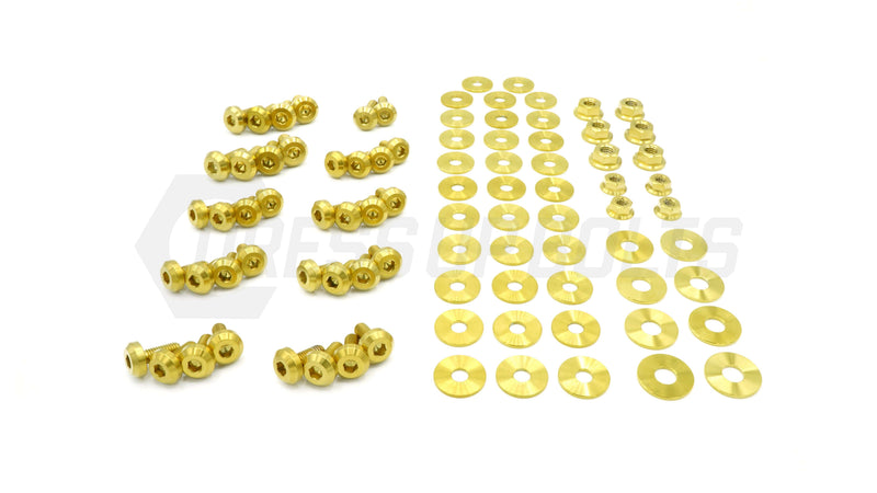 BMW 328i (2006-2013) Titanium Dress Up Bolts Engine Bay Kit
