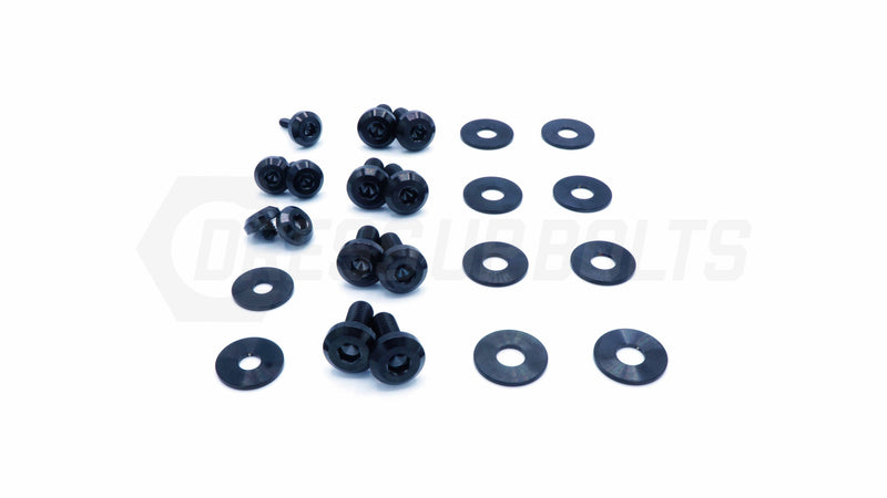 Dress Up Bolts Titanium Hardware Hood Kit - BMW E82 135i (2007-2012)