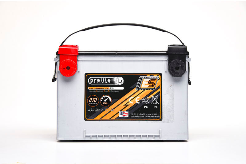Braille Auto Battery 78 Endurance AGM Battery 870 CCA