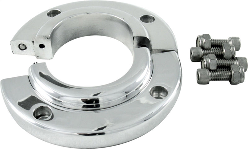 Borgeson Split Swivel Floor Mount For 2in Column Polished