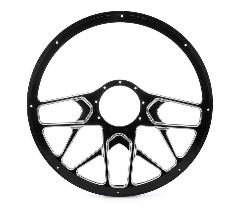 Steering Wheel 1/2 Wrap 15.5in Redline Polished