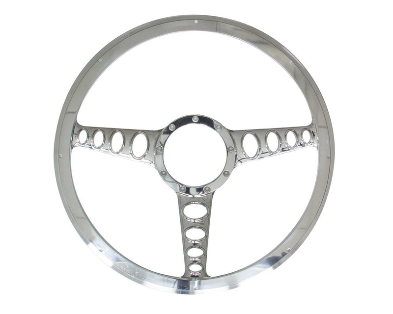 Billet Specialties Half Wrap Billet Steerng Wheel 15.5in Outlaw