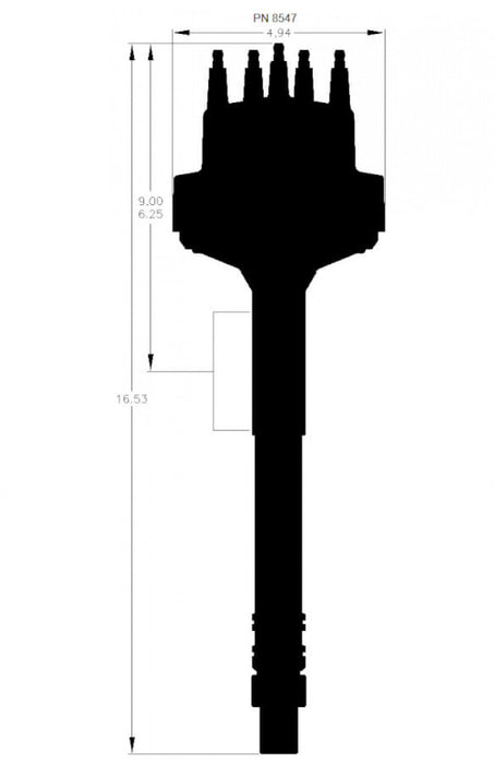 Chevy Extra Tall Slip Collar Pro-Billet Distributor