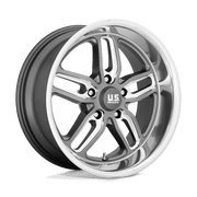US Mags U129 20x8.5 5X5.0 Matte Gunmetal Milled wheel - view 2