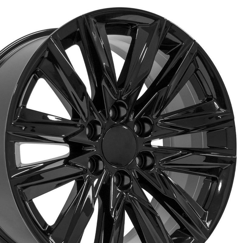 20" Replica Wheel fits Cadillac Escalade - CA91 Black 20x9
