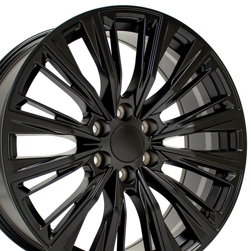 22" Replica Wheel fits Cadillac Escalade - CA93 Satin Black 22x9
