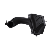 Rear view of the JLT CAI-75-5205 cold air intake housing and curved tube for Cadillac CT5-V Blackwing