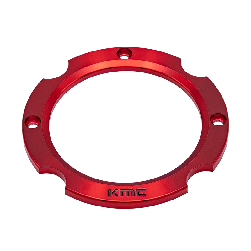 KS CAP RING 4X156 - ANODIZED RED