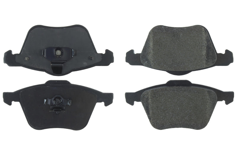 Centric Brake Parts Posi-Quiet Semi-Metallic Brake Pads with Hardwar