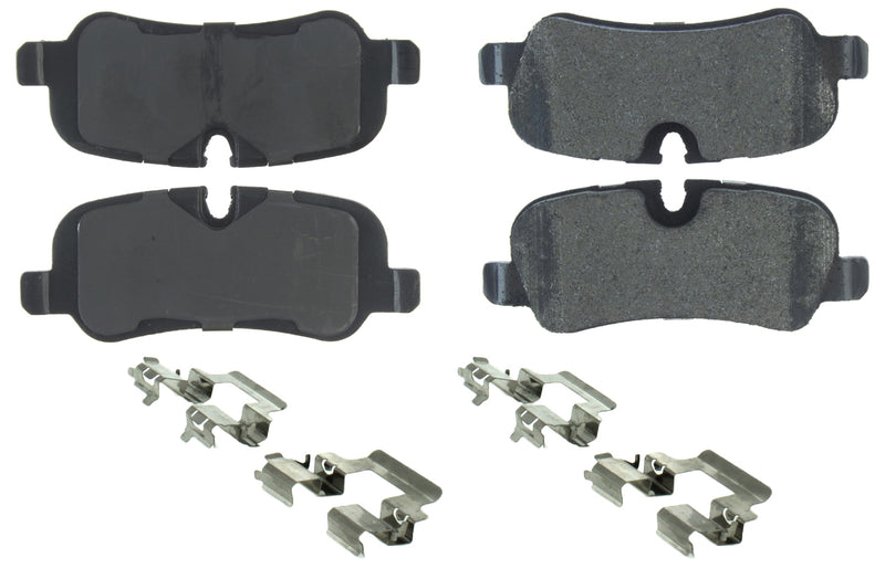 Centric Brake Parts Posi-Quiet Semi-Metallic Brake Pads with Hardwar