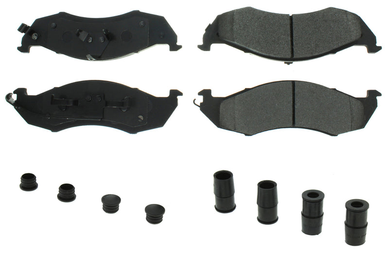 Centric Brake Parts Posi-Quiet Ceramic Brake Pads with Shims and Har