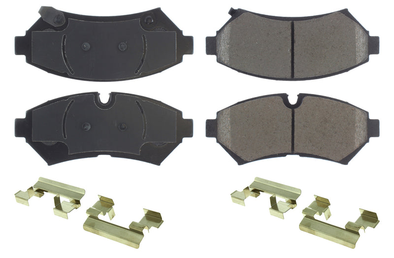 Centric Brake Parts Posi-Quiet Ceramic Brake Pads with Shims and Har