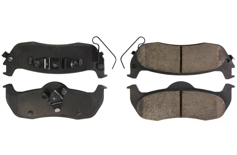 Centric Brake Parts Posi-Quiet Ceramic Brake Pads with Shims and Har