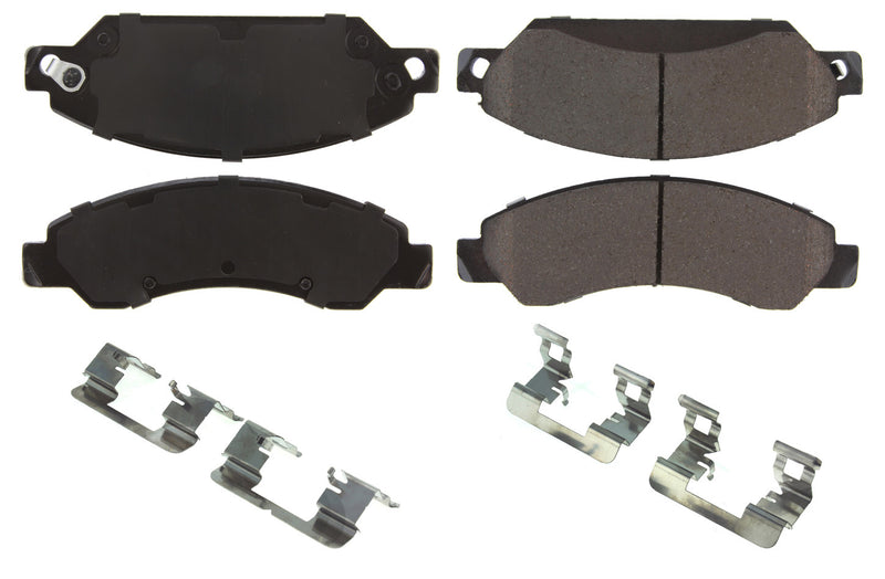 Centric Brake Parts Posi-Quiet Ceramic Brake Pads with Shims and Har