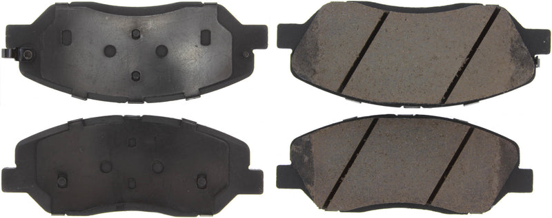 Centric Brake Parts Posi-Quiet Ceramic Brake Pads with Shims and Har