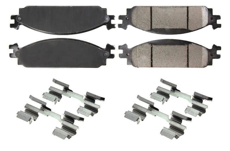 Centric Brake Parts Posi-Quiet Ceramic Brake Pads with Shims and Har