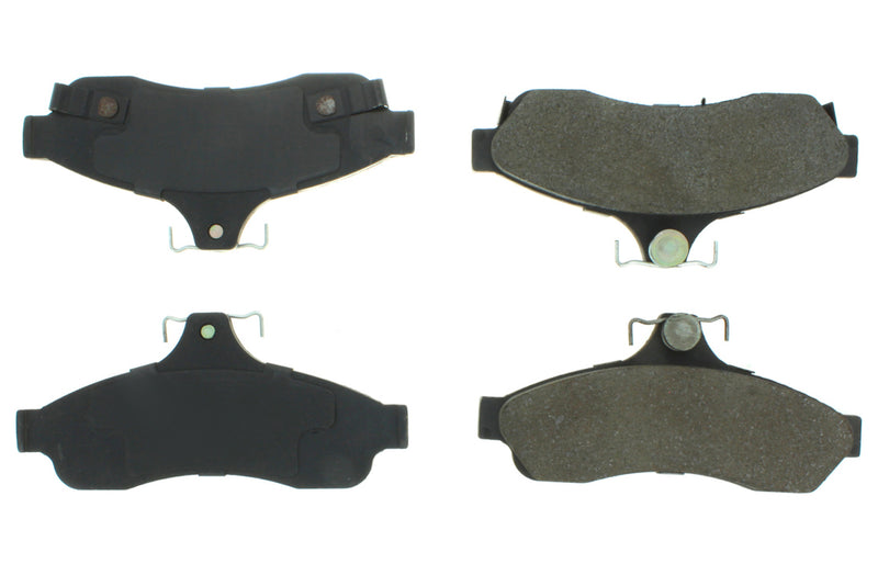 Centric Brake Parts Posi-Quiet Extended Wear Brake Pads with Shims a