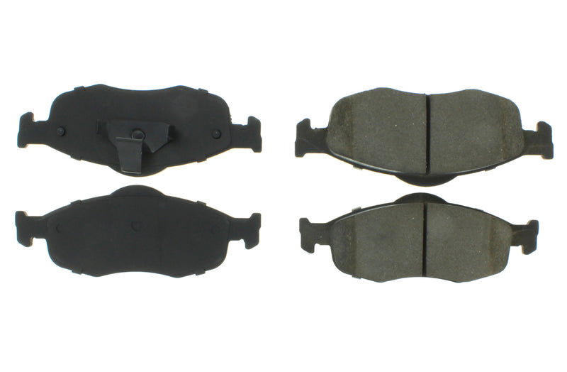 Centric Brake Parts Posi-Quiet Extended Wear Brake Pads with Shims a