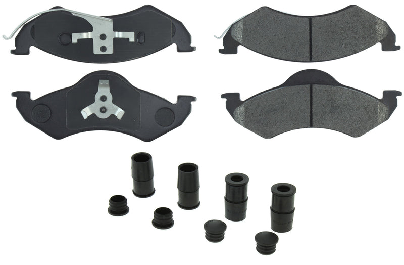 Centric Brake Parts Posi-Quiet Extended Wear Brake Pads with Shims a