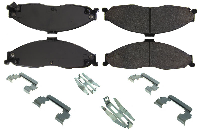Centric Brake Parts Posi-Quiet Extended Wear Brake Pads with Shims a