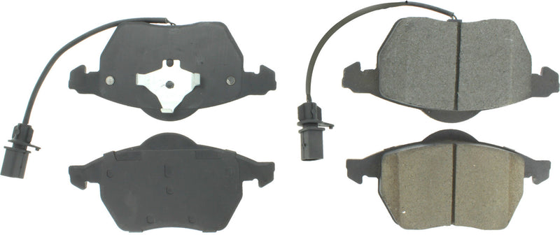 Centric Brake Parts Posi-Quiet Extended Wear Brake Pads with Shims a