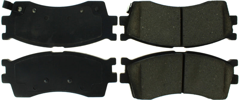 Centric Brake Parts Posi-Quiet Extended Wear Brake Pads with Shims a