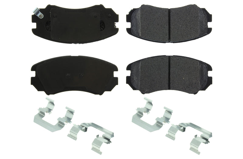 Centric Brake Parts Posi-Quiet Extended Wear Brake Pads with Shims a