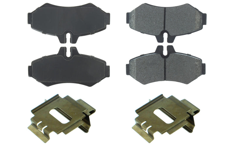 Centric Brake Parts Posi-Quiet Extended Wear Brake Pads with Shims a