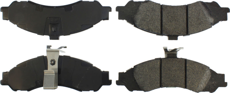 Centric Brake Parts Posi-Quiet Extended Wear Brake Pads with Shims a