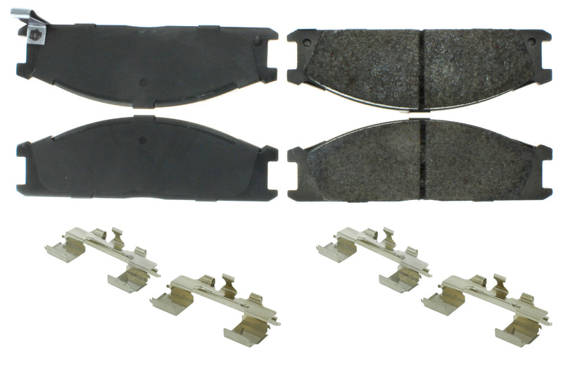 Centric Brake Parts Premium Semi-Metallic Br ake Pads with Shims and