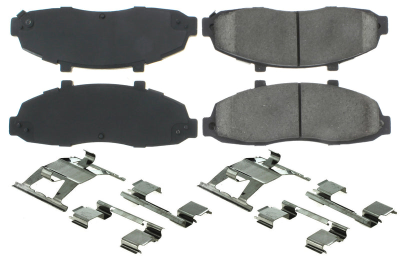 Centric Brake Parts Premium Semi-Metallic Br ake Pads with Shims and