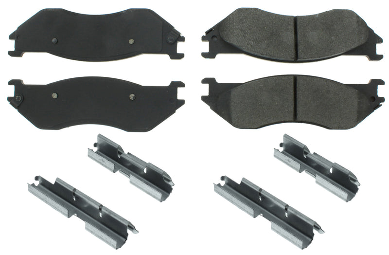 Centric Brake Parts Premium Semi-Metallic Br ake Pads with Shims and