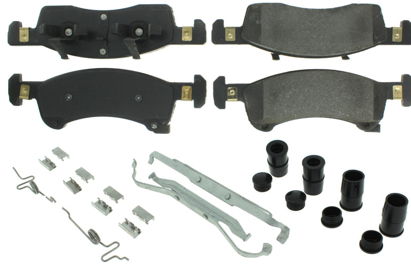 Centric Brake Parts Premium Semi-Metallic Br ake Pads with Shims and