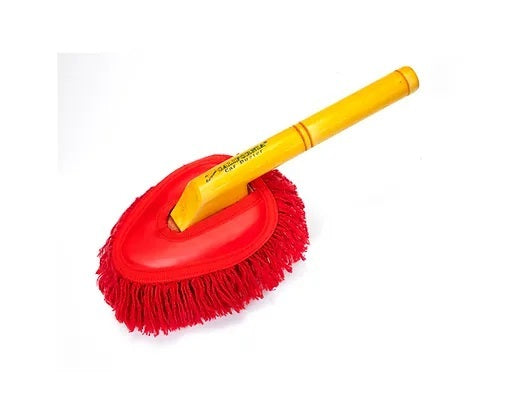 California Car Duster Mini Duster 12in Wood Handle