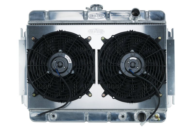 Cold Case Radiators 64-65 Chevelle Radiator & Dual 12in Fan Kit AT