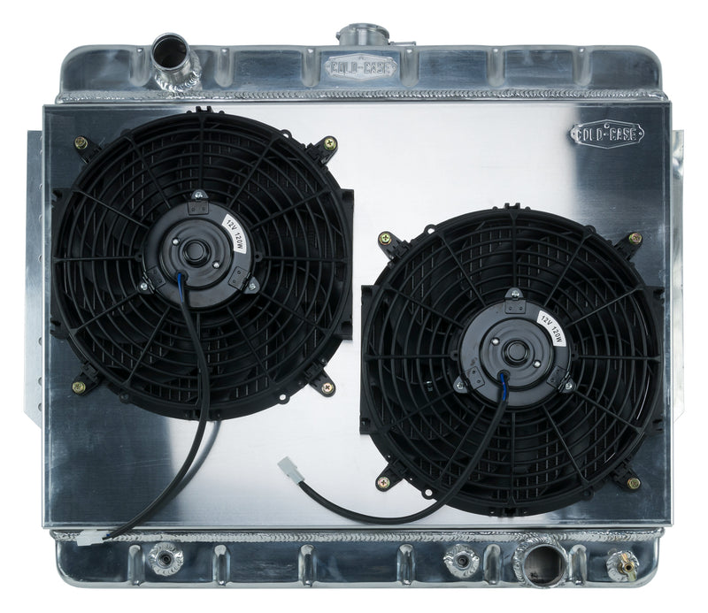 Cold Case Radiators 66-68 Impala Radiator Dual 12in Fans